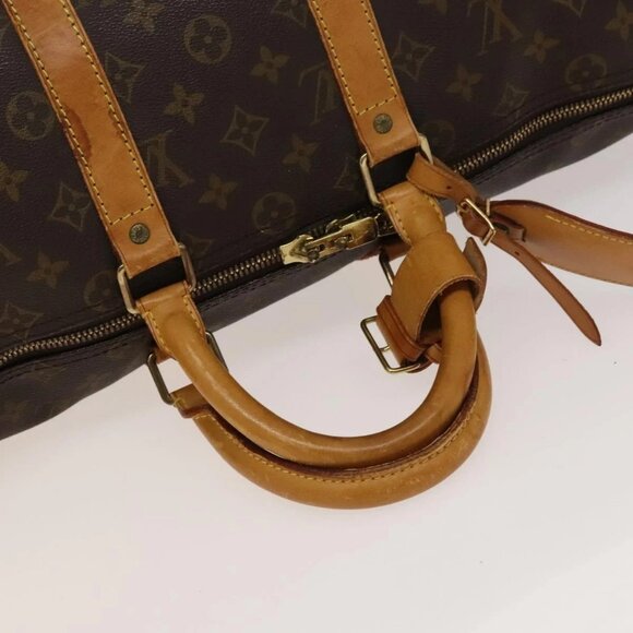 LOUIS VUITTON Monogram Keepall 45 Boston Bag M41428 LV Auth 132552 - Picture 8 of 16